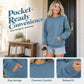 Sudadera Casual Holgada con Cuello Redondo para Mujer