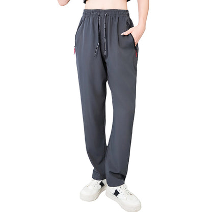 👖 ¡OFERTA LIMITADA 50% OFF! 💥 Pantalones Deportivos de Mujer, Cintura Alta y Tela Ligera – Bolsillos con Cremallera, Pierna Recta, Transpirable ✨
