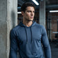 Camiseta con Capucha de Manga Larga Transpirable para Hombre