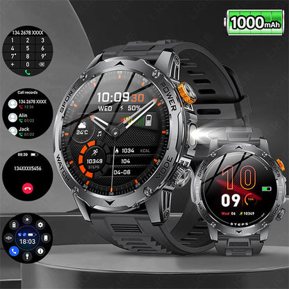 ⌚ ¡60% DESCUENTO! 🏆 Reloj Deportivo Inteligente Bluetooth – Batería 1000mAh & Seguimiento Fitness – Frecuencia Cardíaca, Podómetro & Monitor de Sueño – Resistente al Agua & Compatible con iOS/Android – Perfecto para el Día a Día Activo 💪✨