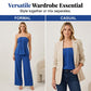 Conjunto de Top Strapless Plisado con Peplum y Pantalón para Mujer