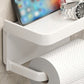 Portarrollos de Pared con Estante de Almacenamiento