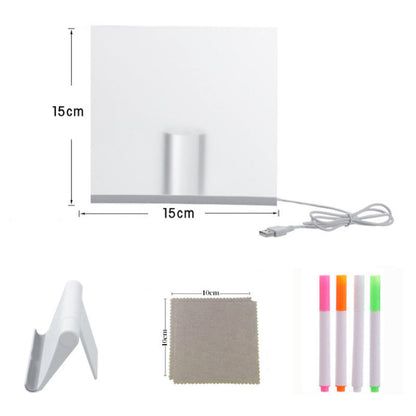 Set de Pizarra Luminosa Borrable DIY para Niños