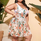 Vestido de Baño Estampado Floral de Una Pieza para Mujer