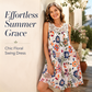Vestido Floral sin Mangas Elegante para Mujer