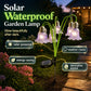 Decoraciones exteriores para jardines con luces solares