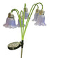 Decoraciones exteriores para jardines con luces solares