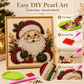 Kit de Pintura Navideña con Perlas y Diamantes de Imitación