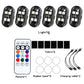 Luz LED de Advertencia Portátil para Auto con Control Remoto