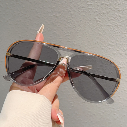 Gafas de Sol Retro de Doble Puente para Mujer