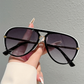 Gafas de Sol Retro de Doble Puente para Mujer