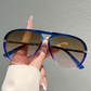 Gafas de Sol Retro de Doble Puente para Mujer