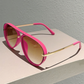 Gafas de Sol Retro de Doble Puente para Mujer
