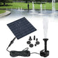 Conjunto de Bomba de Agua Solar para Fuente de Jardín al Aire Libre
