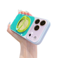 Funda para Teléfono con Soporte Giratorio 360° y Diseño Color Block