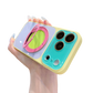 Funda para Teléfono con Soporte Giratorio 360° y Diseño Color Block
