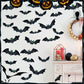 Set de Pegatinas 3D de Murciélagos para Decoración de Halloween