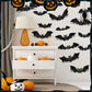Set de Pegatinas 3D de Murciélagos para Decoración de Halloween