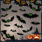 Set de Pegatinas 3D de Murciélagos para Decoración de Halloween