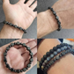 Pulsera Vintage de Piedra Sintética Redonda