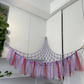 Hamaca Esquinera para Juguetes con Borlas de Tul