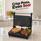 50% de Réduction – Presse à Paninis et Gril Électrique 180° en Inox