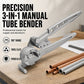 Doblador de Tubos Manual 3 en 1