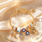 Pulsera con Dijes Celestiales de Sol y Luna
