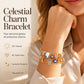 Pulsera con Dijes Celestiales de Sol y Luna