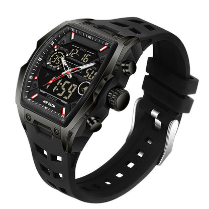 Reloj Deportivo para Hombre con Doble Pantalla y Esfera Luminosa