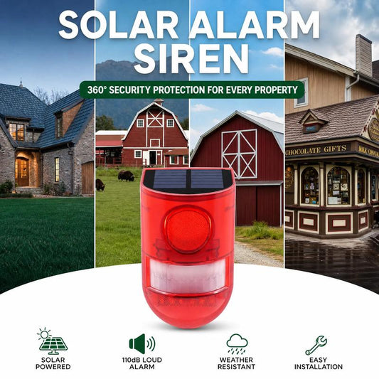 📢📢50% OFF !!⏰ 2026 Sale — Over 25,300 Sold!🌞 Solar Powered IR Motion Sensor Animal Repeller 110dB Alarm IP65 Waterproof ✨