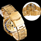 ⌚ ¡50% DE DESCUENTO AHORA! 🔧 Reloj Automático Esqueleto – Movimiento Visible, Estilo Dorado & Cuerda Automática – Para Negocios y Noche ✨