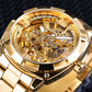⌚ ¡50% DE DESCUENTO AHORA! 🔧 Reloj Automático Esqueleto – Movimiento Visible, Estilo Dorado & Cuerda Automática – Para Negocios y Noche ✨
