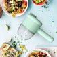 Picadora y cortadora eléctrica recargable de mano para verduras