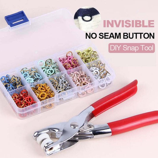 ✂️ ¡50% DE DESCUENTO POR TIEMPO LIMITADO! ⚡ Kit DIY de Broches a Presión – Cobre Resistente al Óxido, Alicate Manual, Multicolor ✨
