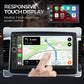 🚗   ¡50% de descuento en tiempo limitado!   ✨  Estéreo de coche doble DIN de 7 pulgadas - CarPlay con cable y Android Auto, entrada de cámara de respaldo 📱