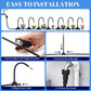 Sistema de enfriamiento de niebla ajustable con boquillas flexibles