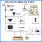 Sistema de enfriamiento de niebla ajustable con boquillas flexibles