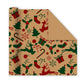 Papel Kraft de Navidad vintage para regalos y artesanías