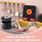 Juego de Juguetes de Cocina y Vajilla de Simulación