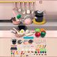 Juego de Juguetes de Cocina y Vajilla de Simulación