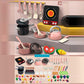 Juego de Juguetes de Cocina y Vajilla de Simulación