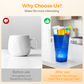 🥤✨ Taza con Luz LED Activada por Agua – Cambia de Color para Fiestas y Eventos, Apta para Lavavajillas 🌟🎉