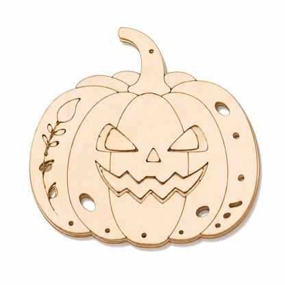 Kit de artesanía de la calabaza de madera de Halloween