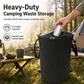 📢📢40% OFF !! ⏰ Collapsible Camping Trash Can with Lid – 600D Oxford, Large Capacity, Leakproof ✨