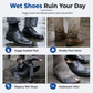 Tapas de zapato de lluvia de silicona impermeables