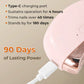 Clipper de uñas eléctrica automática 2 en 1 con pulidor