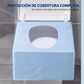 ⏳Oferta limitada: 50 % de descuento⏰Paquete de fundas desechables impermeables para asiento de inodoro🚽✨