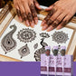 Kit completo de tatuaje de Henna de 3 colores