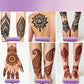 Kit completo de tatuaje de Henna de 3 colores
